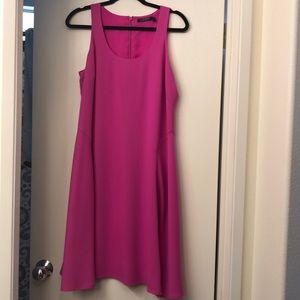 Ralph Lauren fuschia flared knee length dress